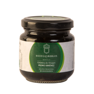 Gelatina ecológica de vinagre de Pedro Ximénez