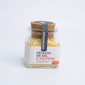 Pétalos de Sal & Azafrán, tarro 80gr / Sal de Manantial