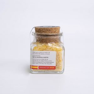 Pétalos de Sal & Azafrán, tarro 80gr / Sal de Manantial